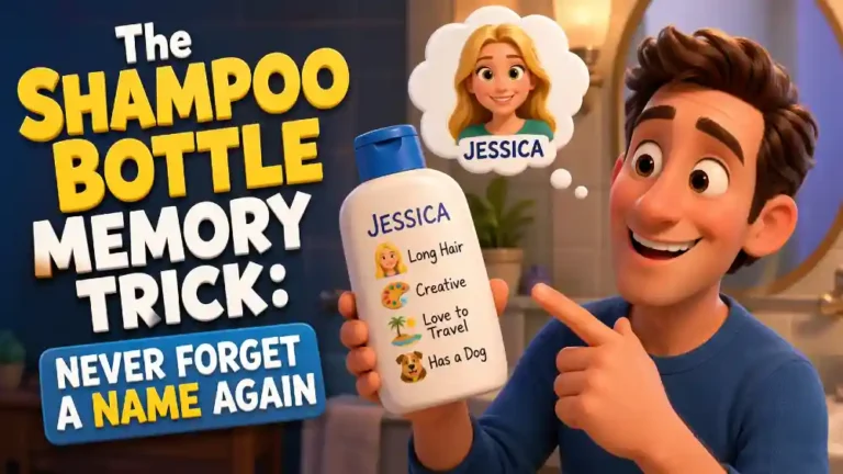 The Shampoo Bottle Memory Trick: Never Forget a Name Again Using This Simple 3-Step Method