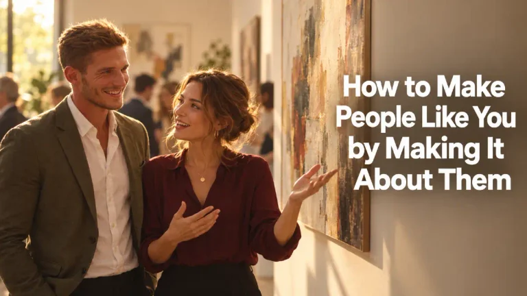 How to Make People Like You by Making It About Them