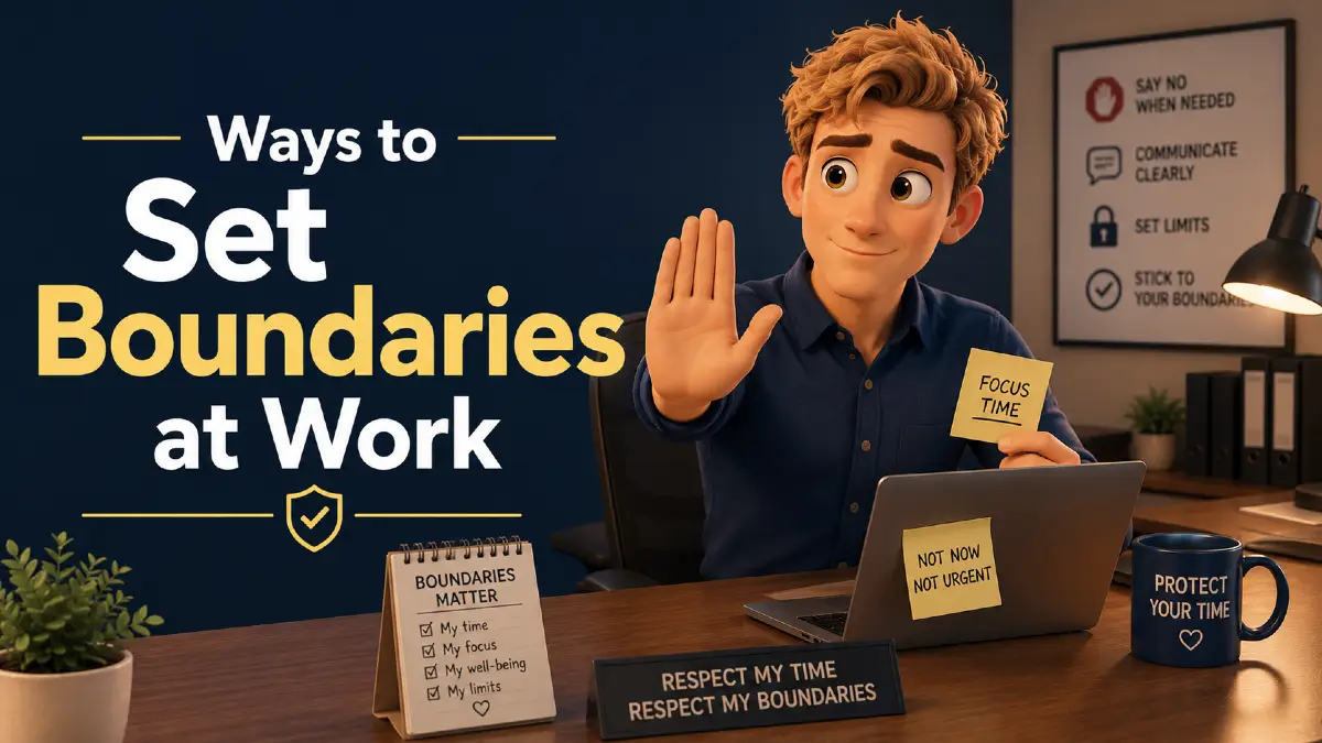 How to set boundaries at work
