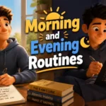 Morning and evening routine