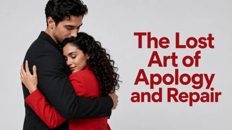 The Lost Art of Apology and Repair