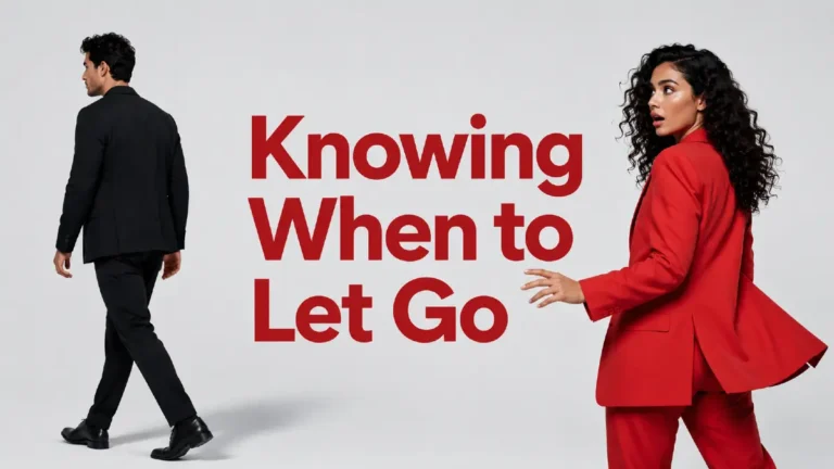 Knowing When to Let Go