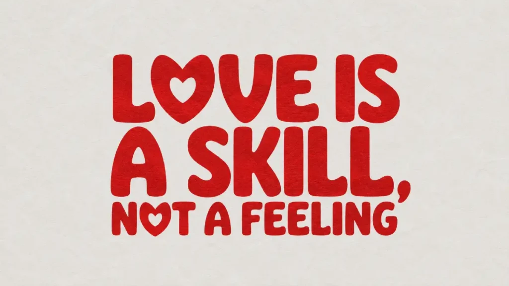 Love is a skill