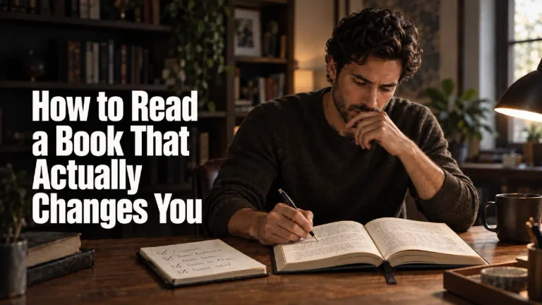 How to Read a Book That Actually Changes You