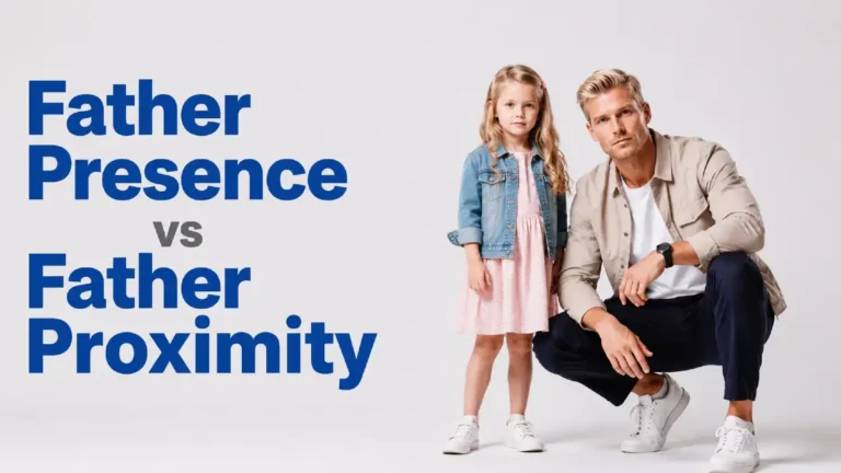 Father Presence vs Father Proximity: The Gap Between Being There and Being There