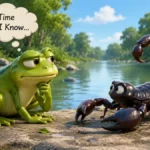The fable of the frog and the scorpion
