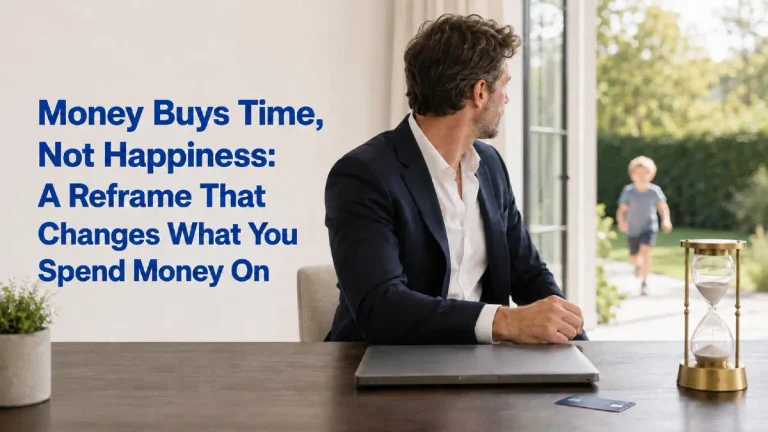 Money Buys Time, Not Happiness: A Reframe That Changes What You Spend Money On