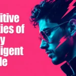 Cognitive abilities of highly intelligent people illustrated by a man representing advanced thinking and intelligence