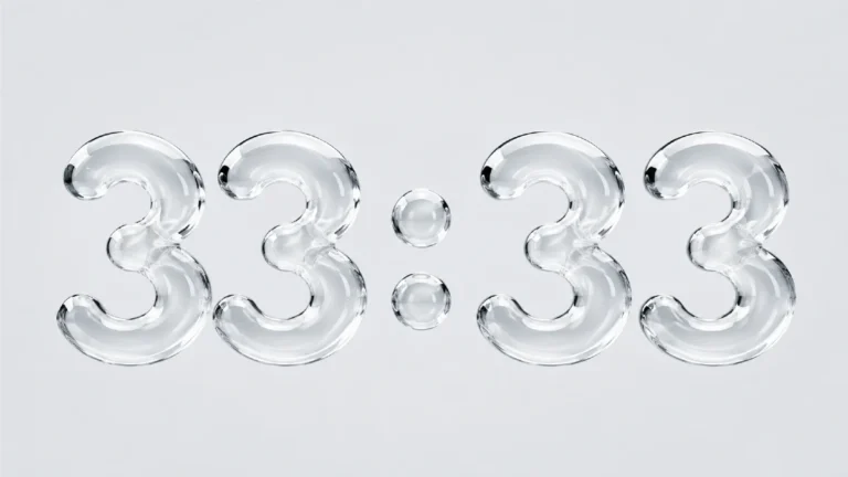 The Symbolic Meaning of Double Digit Numbers: A Complete Guide From 01:01 to 33:33