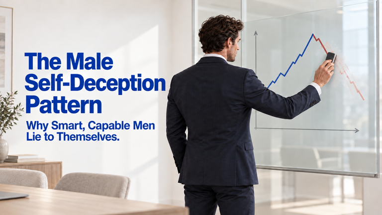 The Male Self-Deception Pattern: Why Smart, Capable Men Lie to Themselves