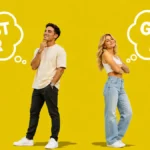 Man and woman considering ghosting each other, illustrating dishonesty and lack of trust in modern dating culture